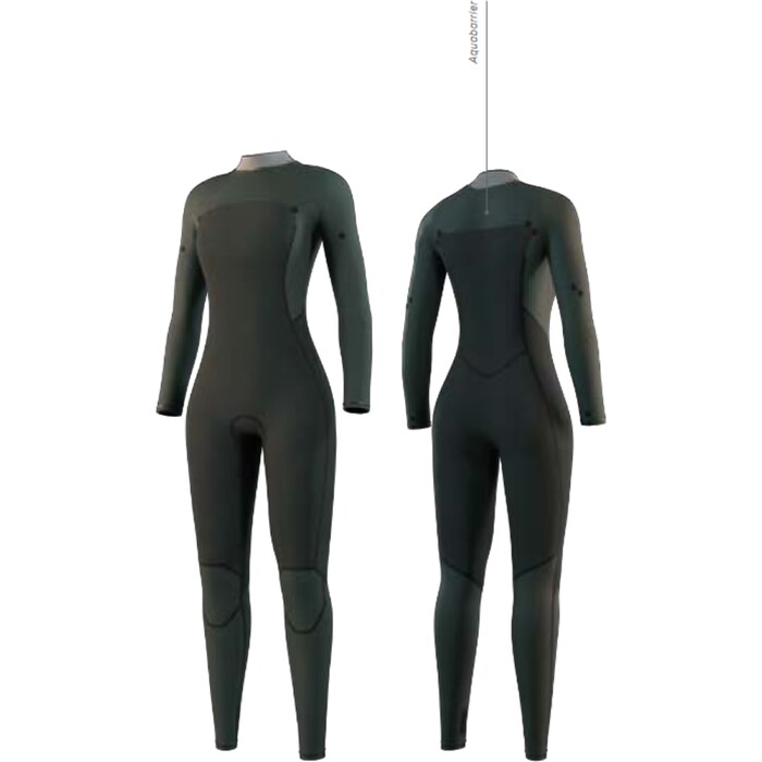 2025 Mystic Womens Haven 5/3mm Chest Zip Wetsuit 35000.250045 - Black